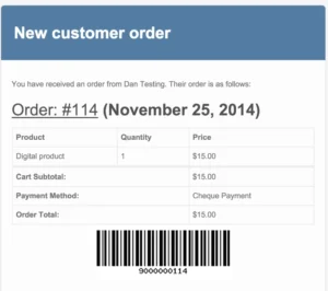 WooCommerce Order Barcodes Microhost